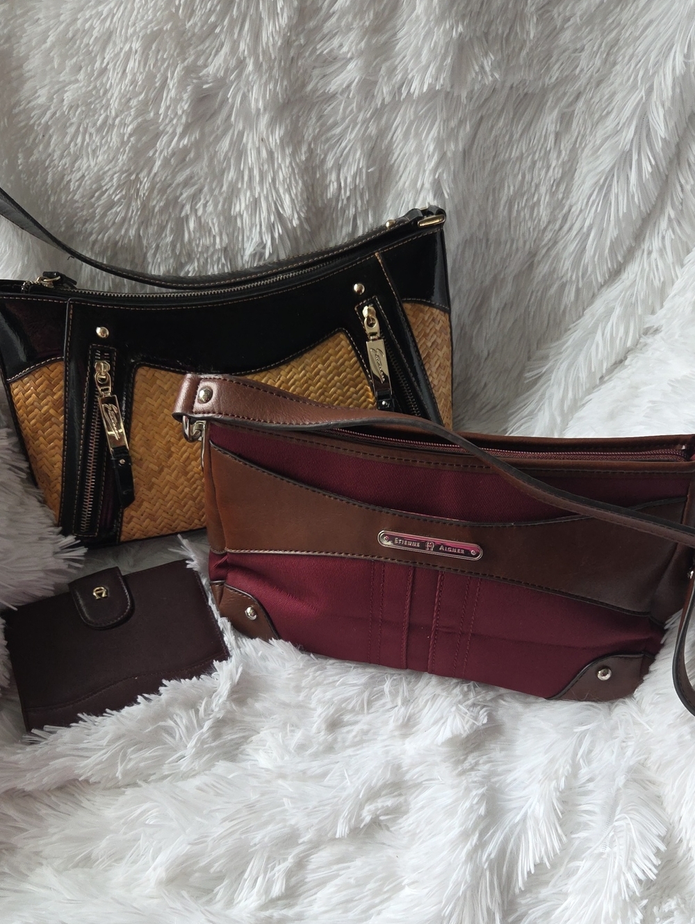 Etienne Aigner Bundle 2 Bags And A Wallet